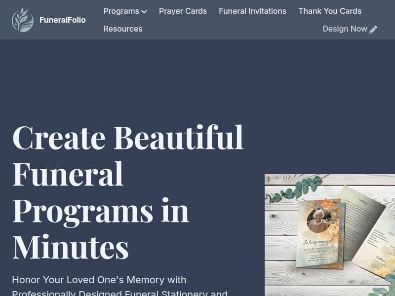 FuneralFolio screenshot